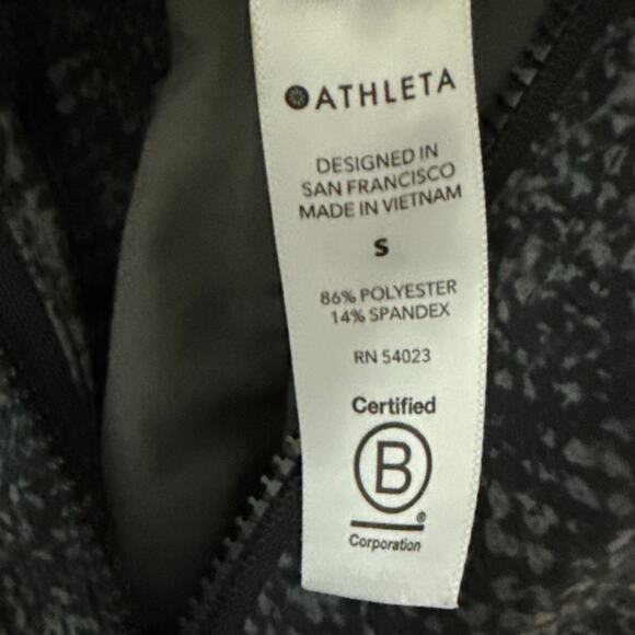 Athleta Topanga Printed Jumpsuit Viper Black Size Small - Picture 9 of 14